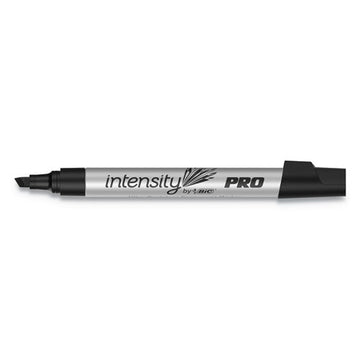 BIC® Intensity Metal Pro Permanent Marker, Broad Pro Chisel Tip, Black, Dozen freeshipping - TVN Wholesale